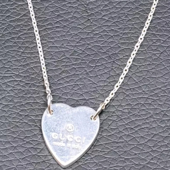 Gucci Trademark Heart Bracelet  925 Sterling Silver GUC - Picture 6 of 6